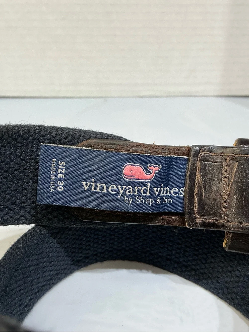 Vineyard Vines Men’s Lighthouse vintage Belt Preppy Coastal 30”Belt Causal